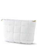 tarte™ puffy makeup bag in white
